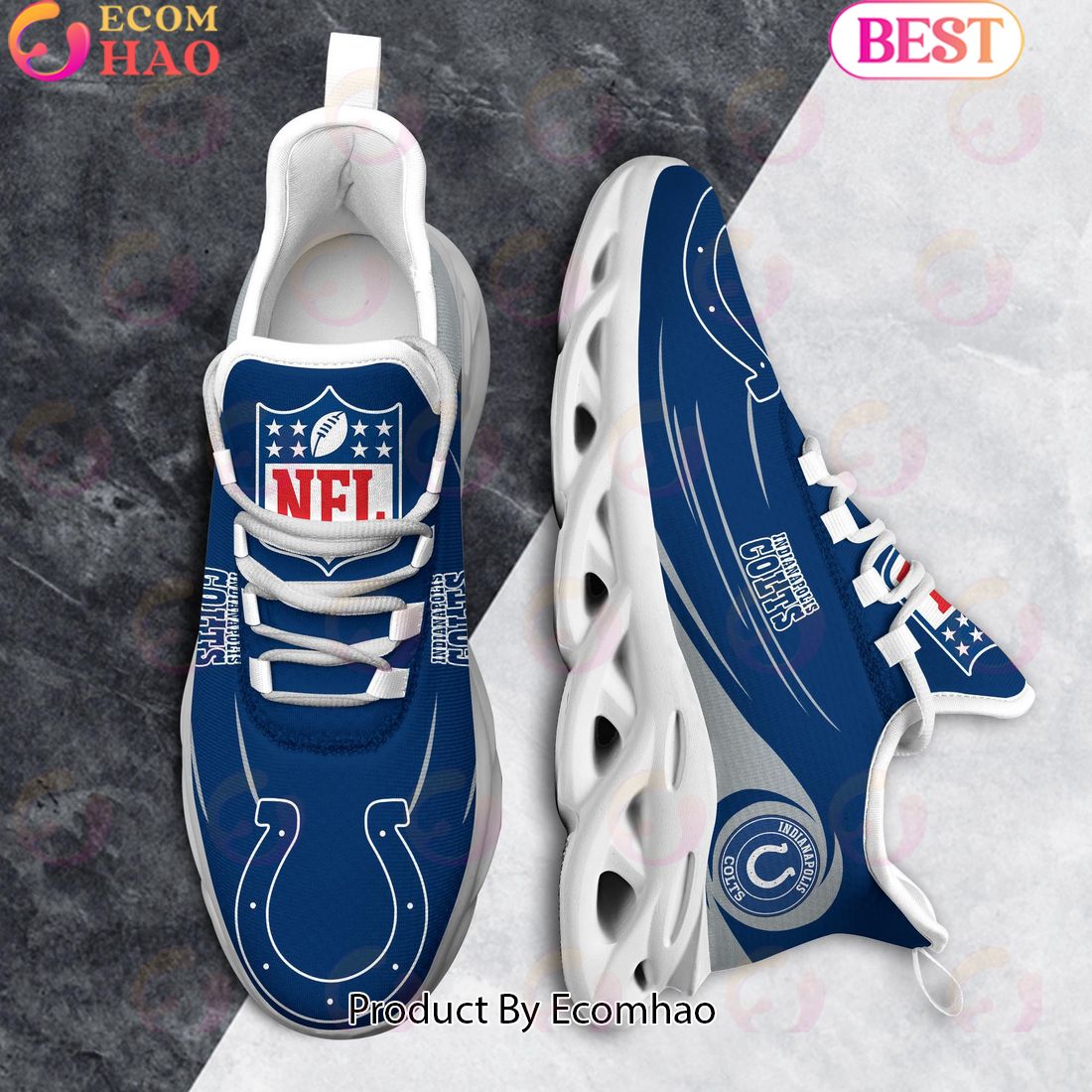 NFL Indianapolis Colts Clunky Sneakers Max Soul Shoes