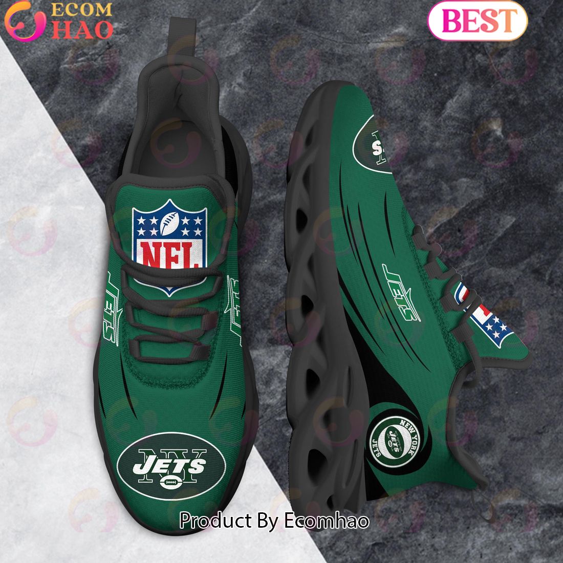 NFL New York Jets Clunky Sneakers Max Soul Shoes