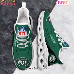 NFL New York Jets Clunky Sneakers Max Soul Shoes NFL New York Jets Clunky Sneakers Max Soul Shoes