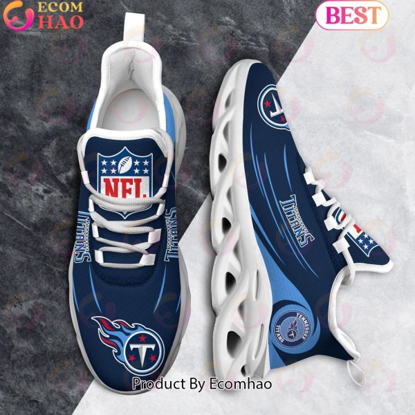 NFL Tennessee Titans Clunky Sneakers Max Soul Shoes - Ecomhao Store