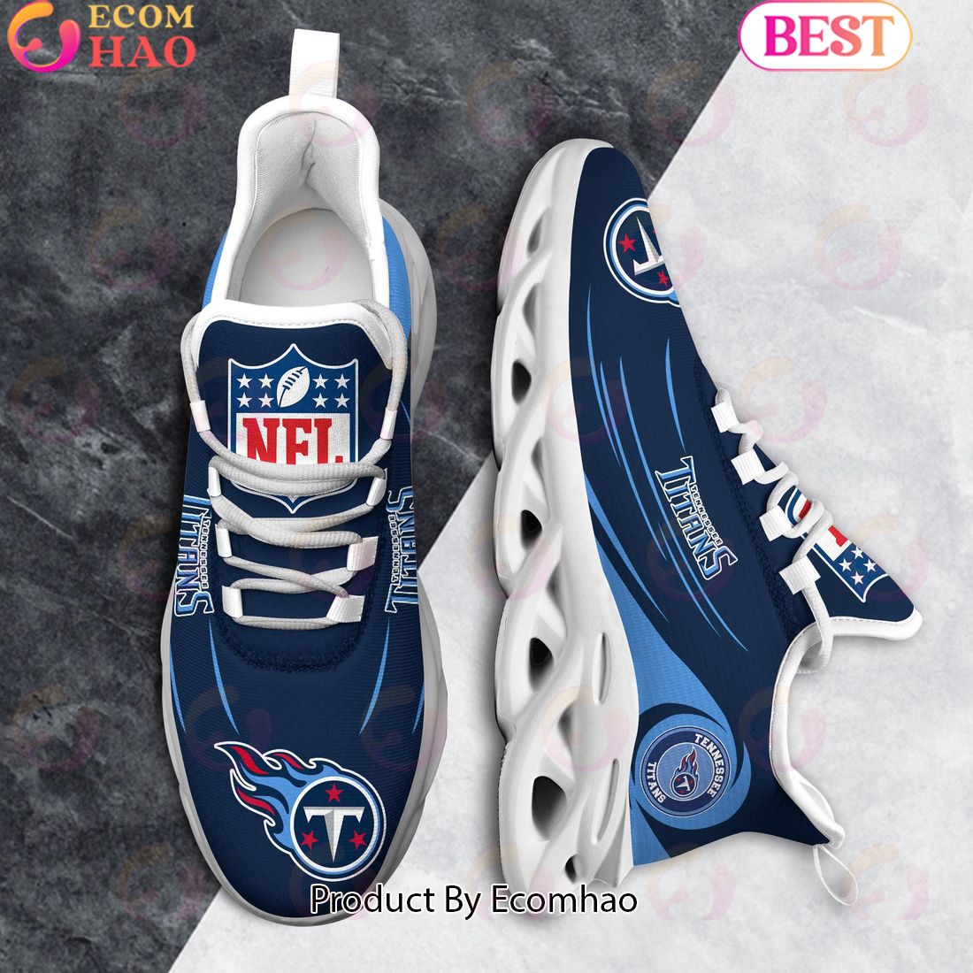 NFL Tennessee Titans Clunky Sneakers Max Soul Shoes