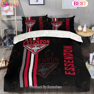 AFL Essendon Bombers 1-side Print 3 Pcs Bedding Set
