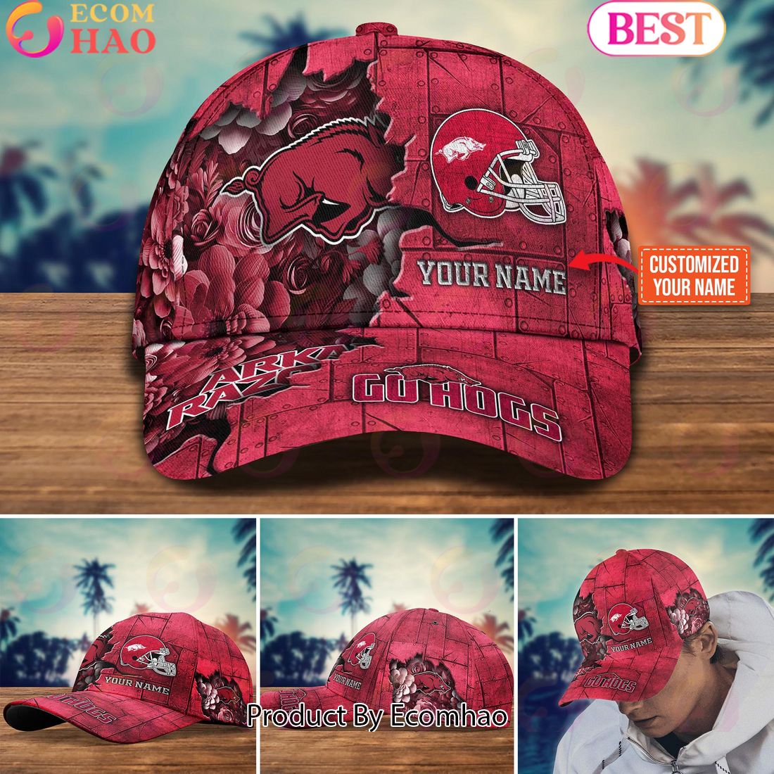 Arkansas Razorbacks New Arrivals Custom Trending Cap