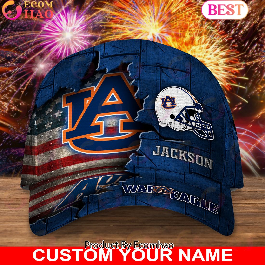 Auburn Tigers Custom Cap Go Sports Teams