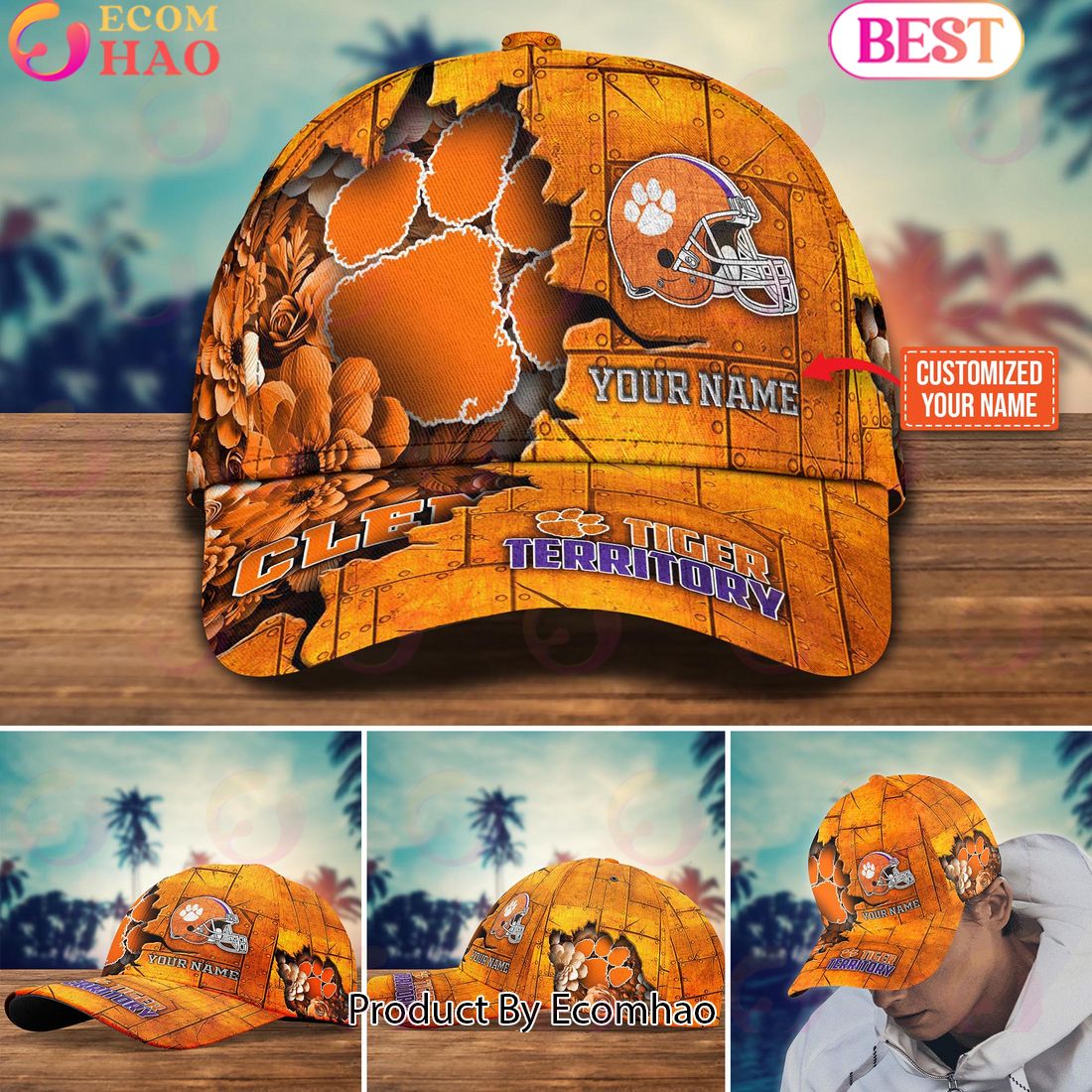 Clemson Tigers New Arrivals Custom Trending Cap