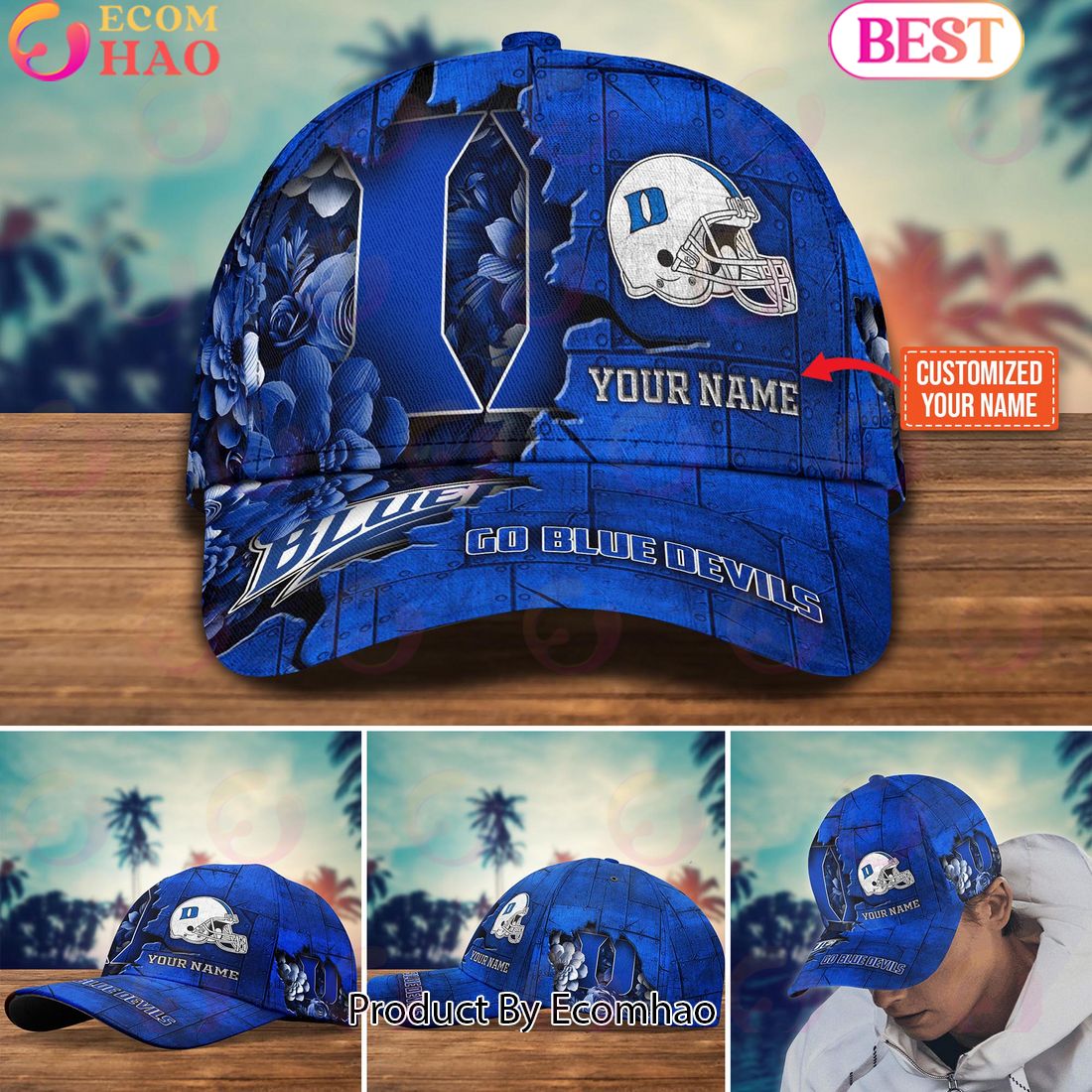 Duke Blue Devils New Arrivals Custom Trending Cap