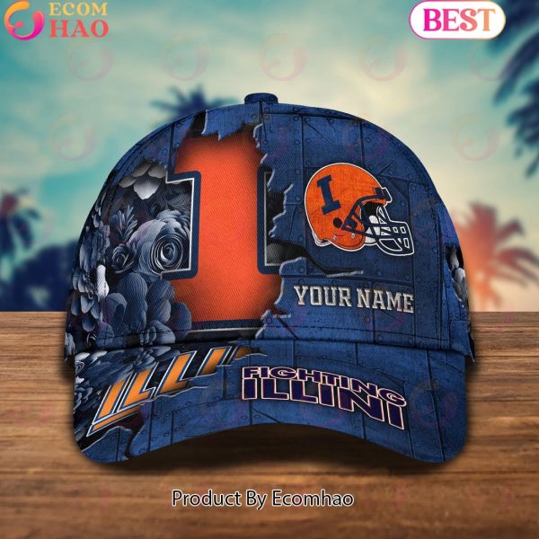 Illinois Fighting Illini New Arrivals Custom Trending Cap