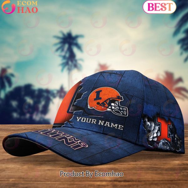 Illinois Fighting Illini New Arrivals Custom Trending Cap