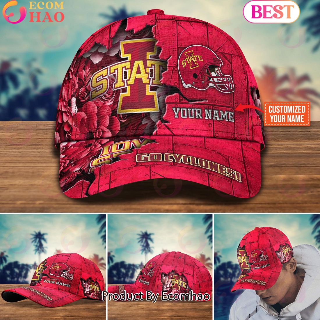 Iowa State Cyclones New Arrivals Custom Trending Cap