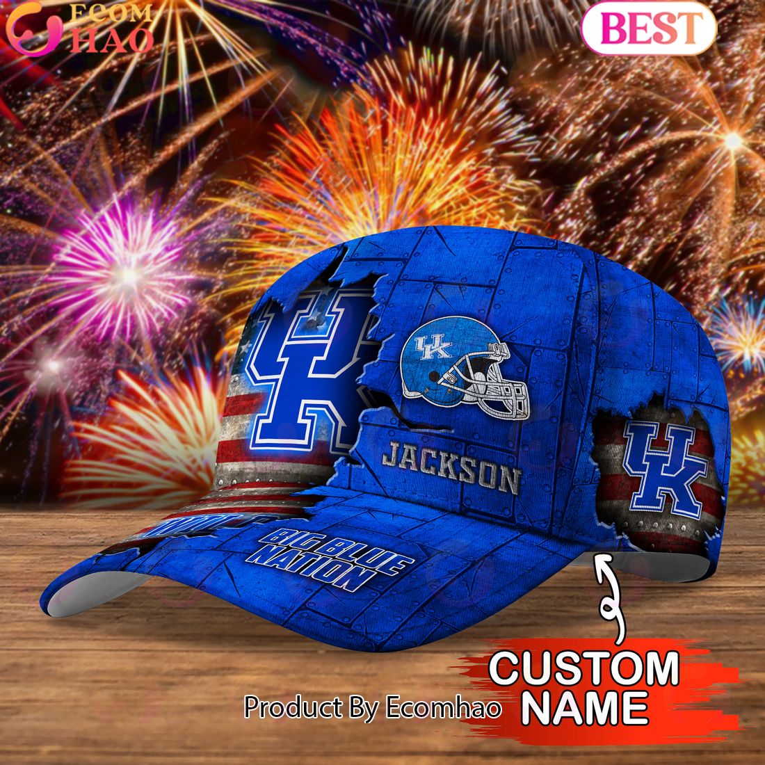 Kentucky Wildcats Custom Cap Go Sports Teams