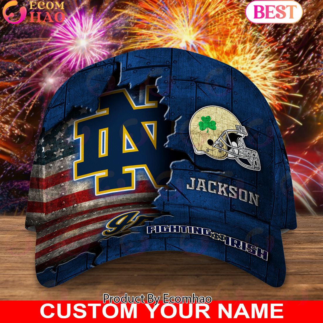 Notre Dame Fighting Irish Custom Cap Go Sports Teams