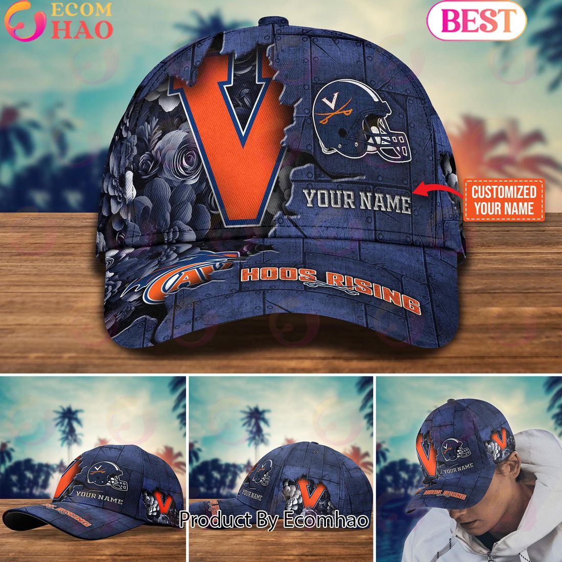 Virginia Cavaliers New Arrivals Custom Trending Cap