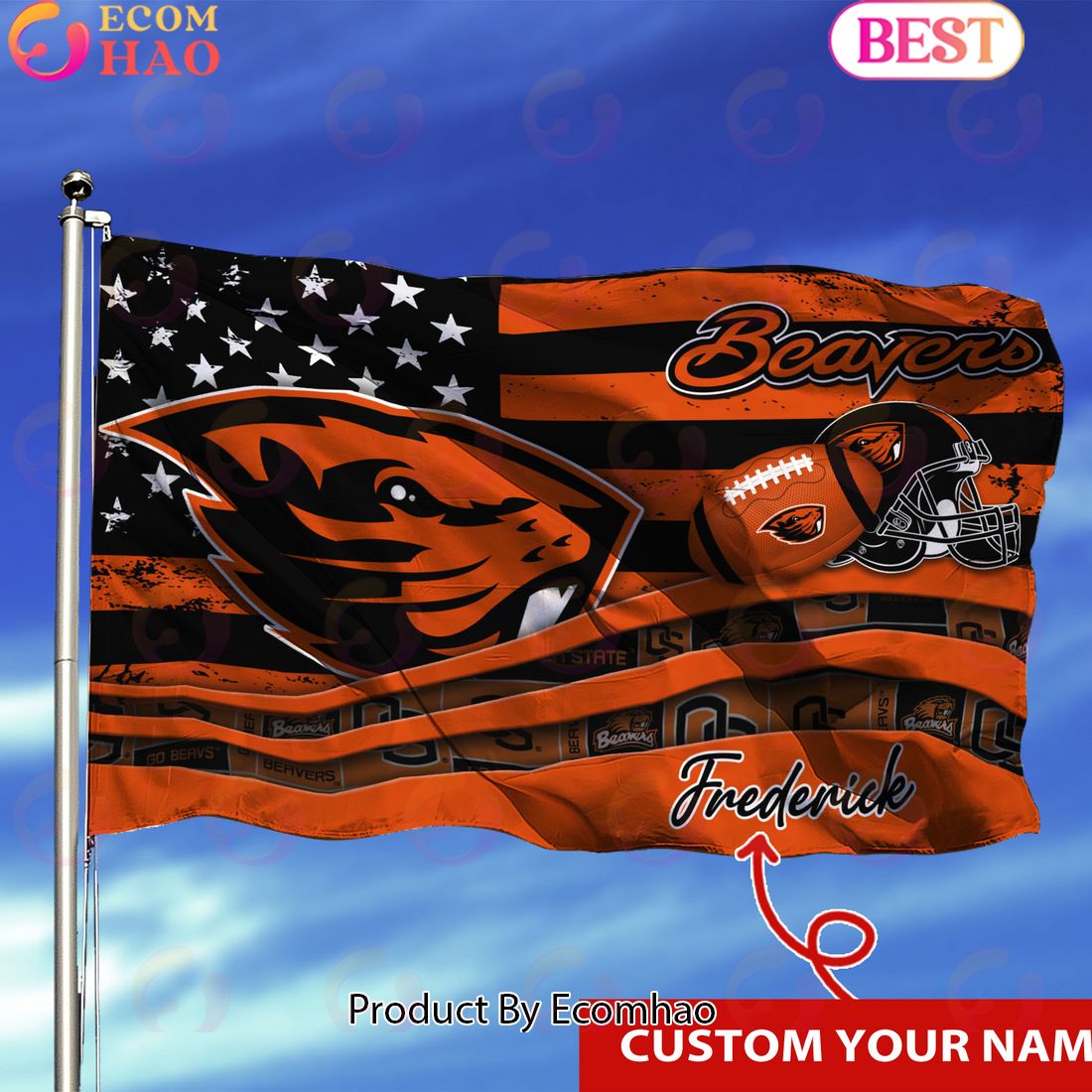 Oregon State Beavers Custom Flag 3x5ft For This Season