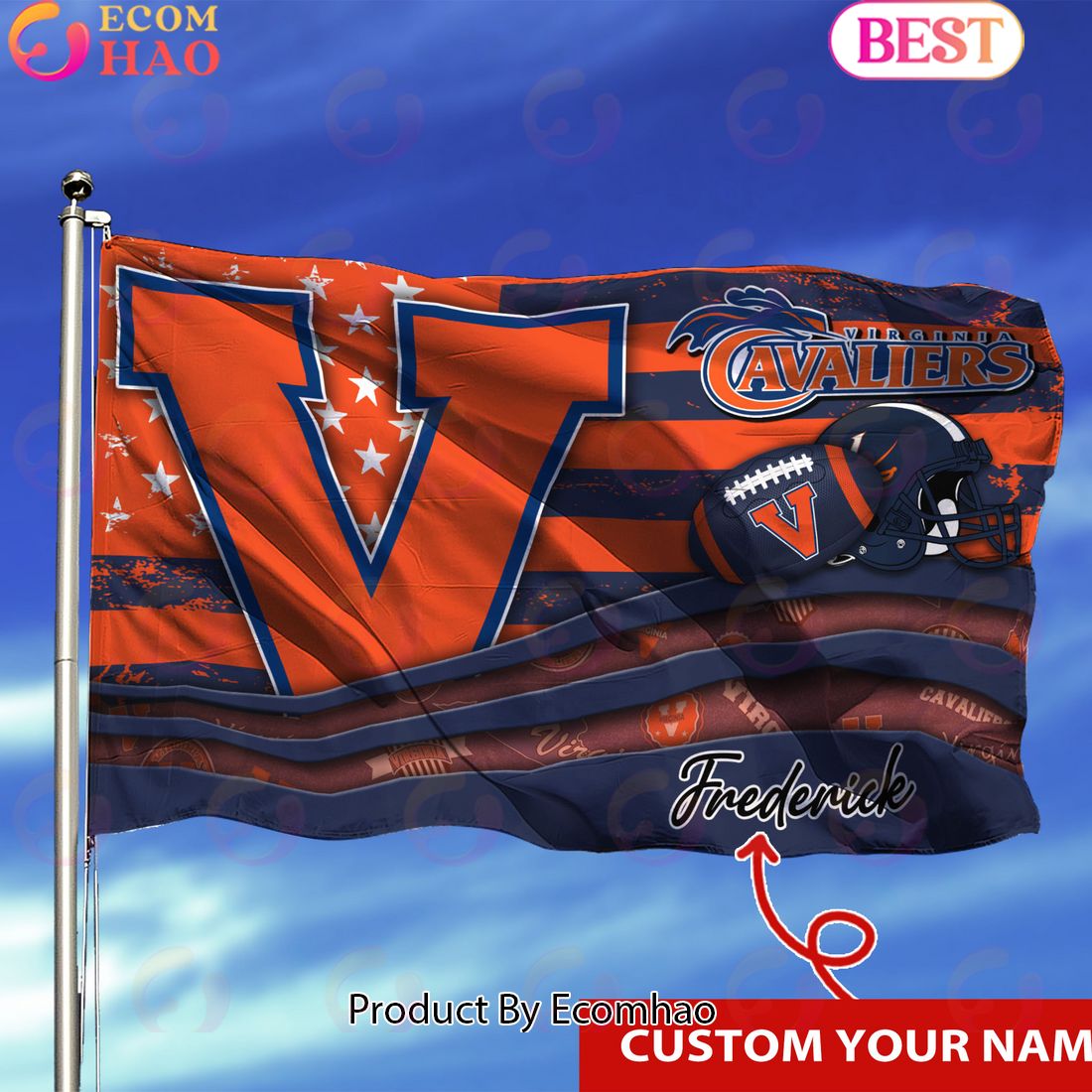 Virginia Cavaliers Custom Flag 3x5ft For This Season