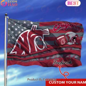 Washington State Cougars Custom Flag 3x5ft For This Season