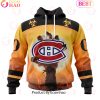 Personalized NHL Nashville Predators Special Zombie Design For Halloween 3D Hoodie