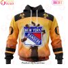 Personalized NHL New York Islanders Special Zombie Design For Halloween 3D Hoodie