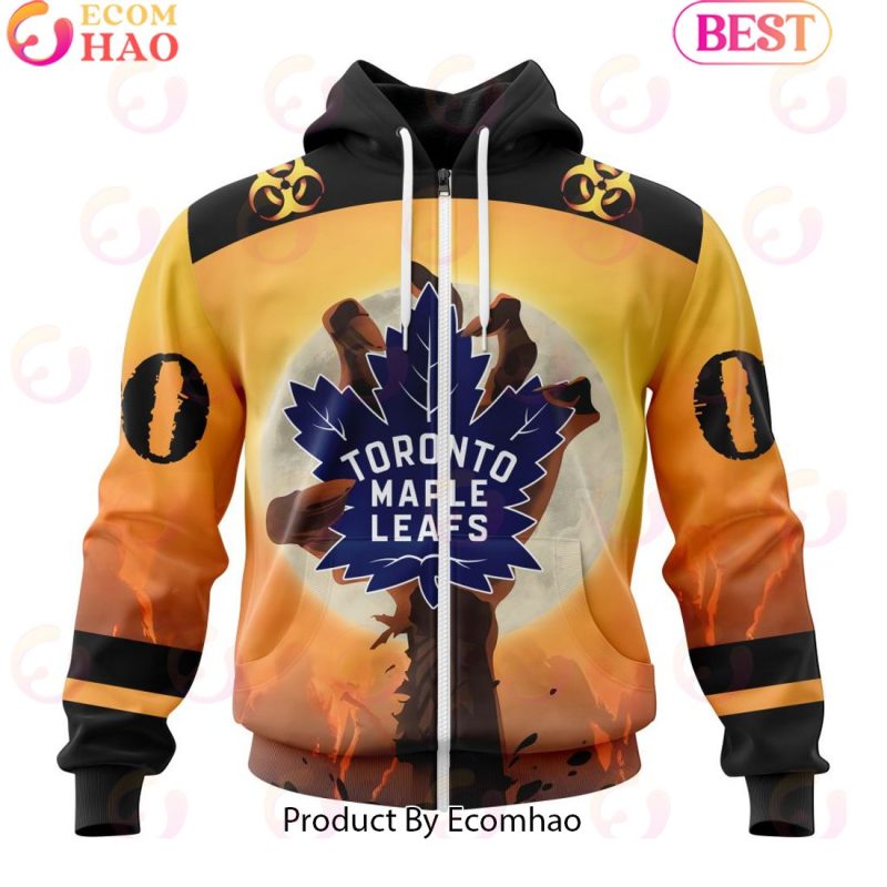 Nhl Toronto Maple Leafs X Drew House Premier Reversible Black 3d Hoodie