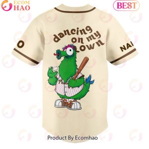 Customize Your Name And Number Dancing On My Own SMASH Ring The Bell Baseball Jersey