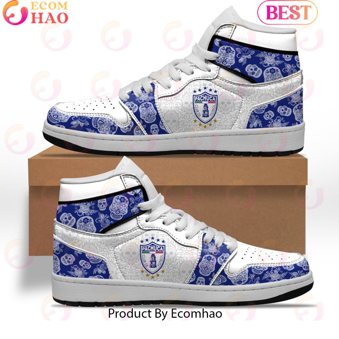 LIGA MX C.F. Pachuca Special Dia De Muertos Design Air Jordan 1 Sneakers