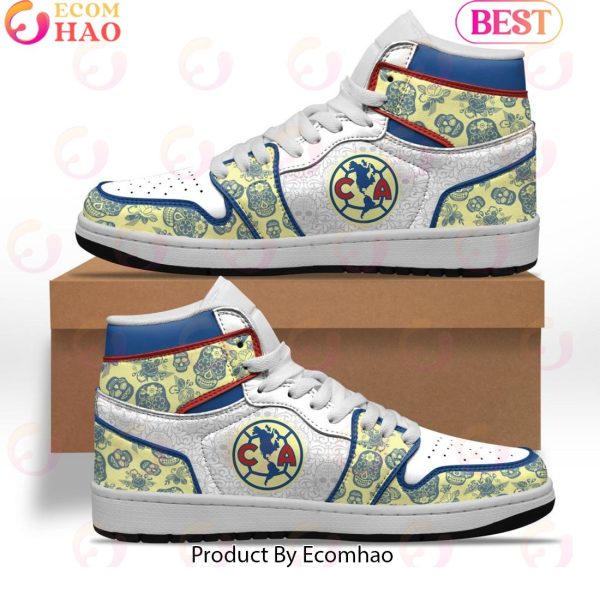 LIGA MX Club America Special Dia De Muertos Design Air Jordan 1 Sneakers