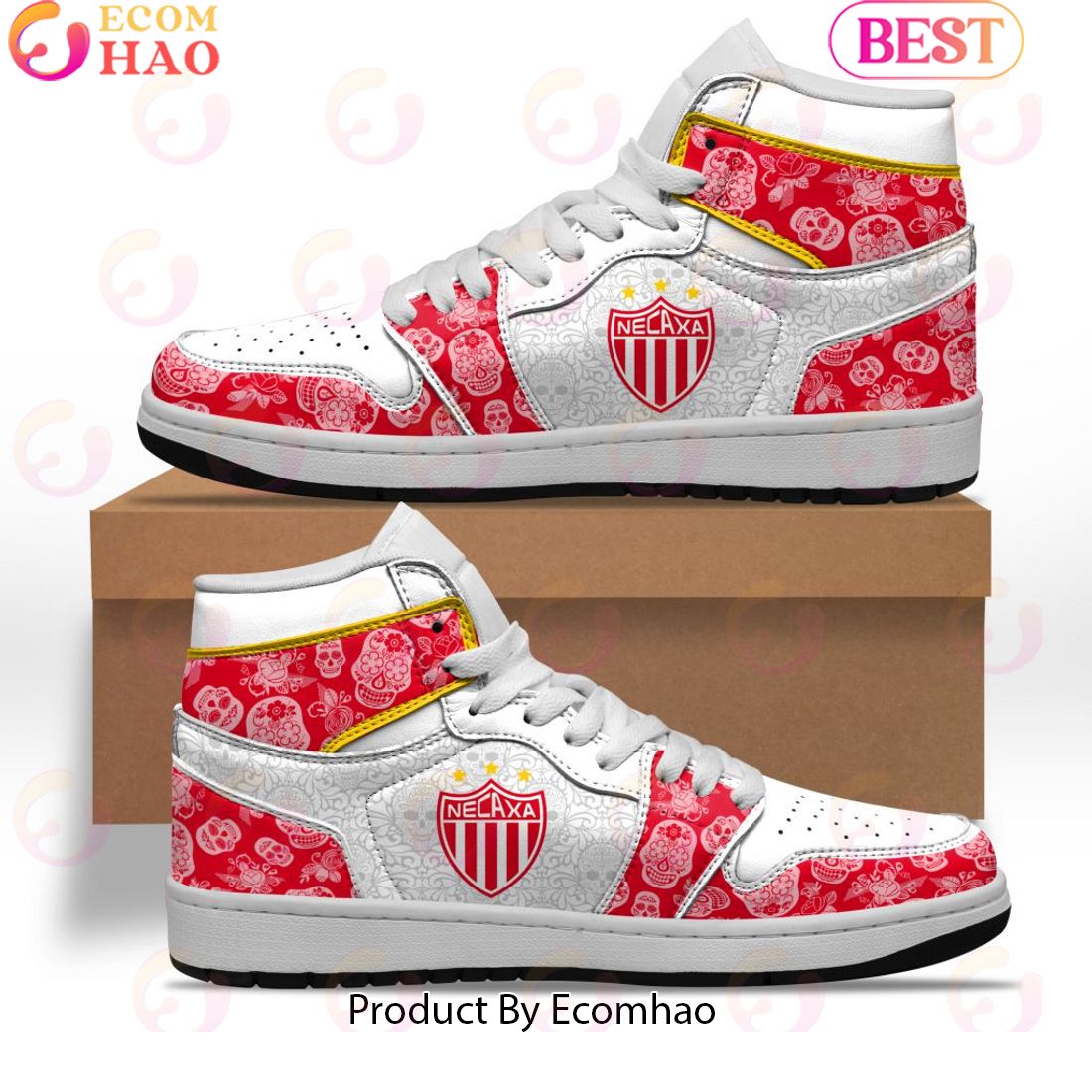 LIGA MX C.F. Monterrey Special Dia De Muertos Design Air Jordan 1 Sneakers