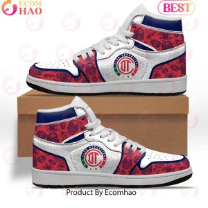 LIGA MX Deportivo Toluca Special Dia De Muertos Design Air Jordan 1 Sneakers