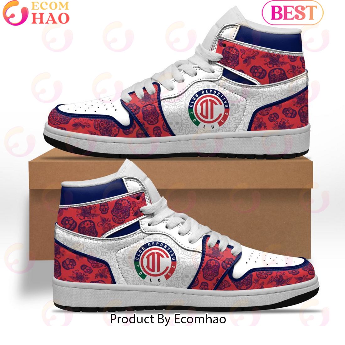 LIGA MX Club Tijuana Special Dia De Muertos Design Air Jordan 1 Sneakers