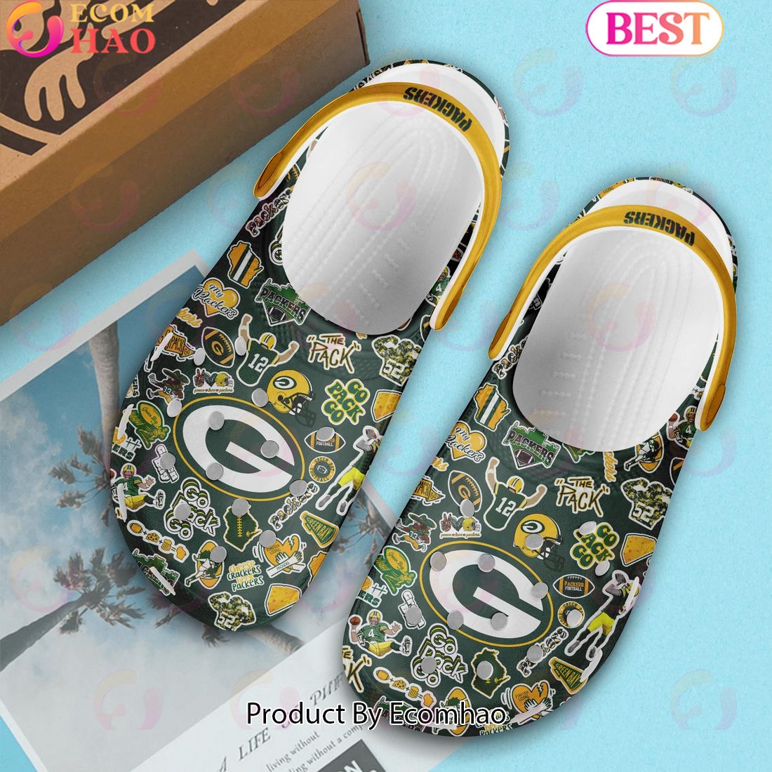 Green Bay Packers NFL PREMIUM Crocs - Ecomhao Store