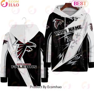 Atlanta Falcons Customer Full Printing Hoodie Long Pants Set