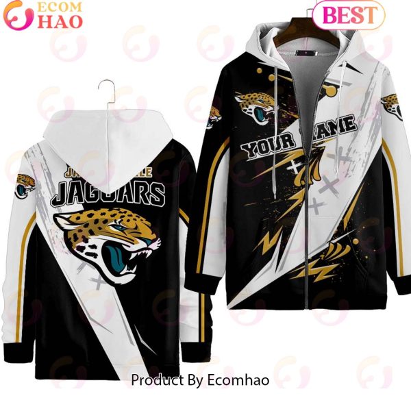 Jacksonville Jaguars Customer Full Printing Hoodie Long Pants Set