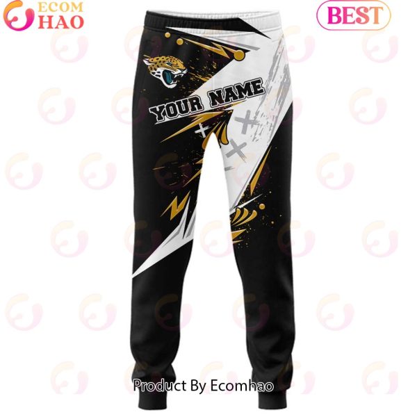 Jacksonville Jaguars Customer Full Printing Hoodie Long Pants Set
