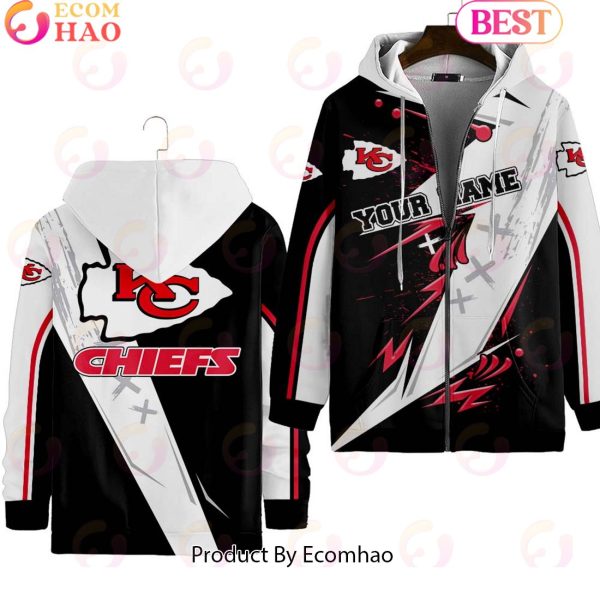 Kansas City Chiefs Customer Full Printing Hoodie Long Pants Set