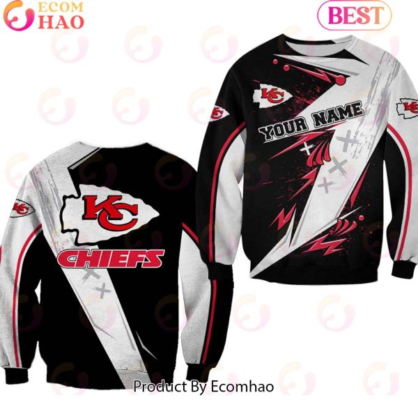 Kansas City Chiefs Customer Full Printing Hoodie Long Pants Set