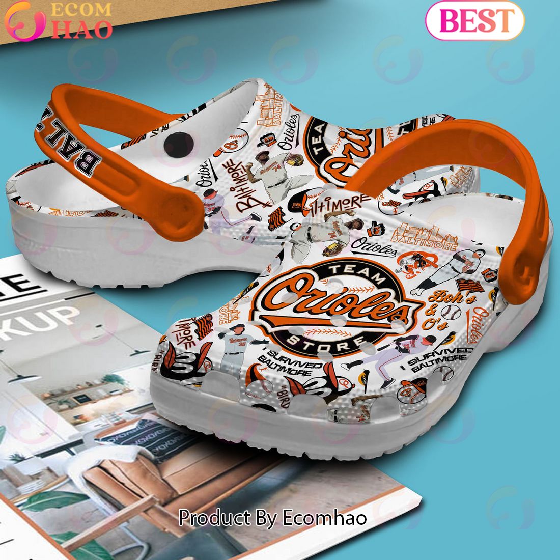 PREMIUM Crocs Baltimore Orioles Team Store Clogs