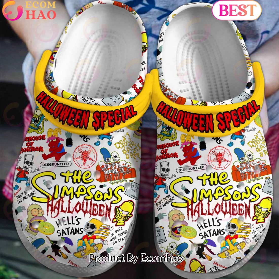 PREMIUM Crocs Halloween Special The Simpsons Halloween Clogs