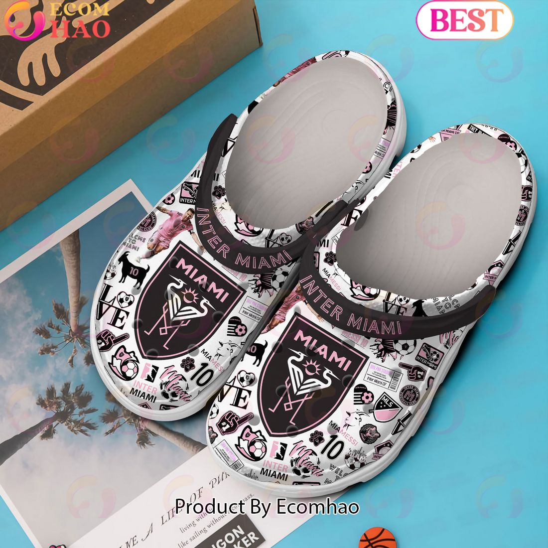 PREMIUM Crocs Inter Miami Miamessi 10 Clogs