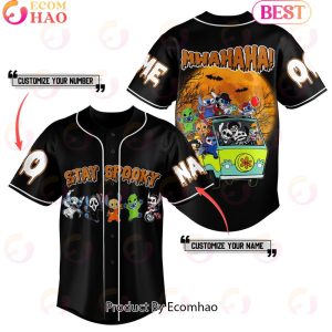 Customize Your Name And Number Stay Spooky Mwahaha Baseball Jersey Customize Your Name And Number Stay Spooky Mwahaha Baseball Jersey