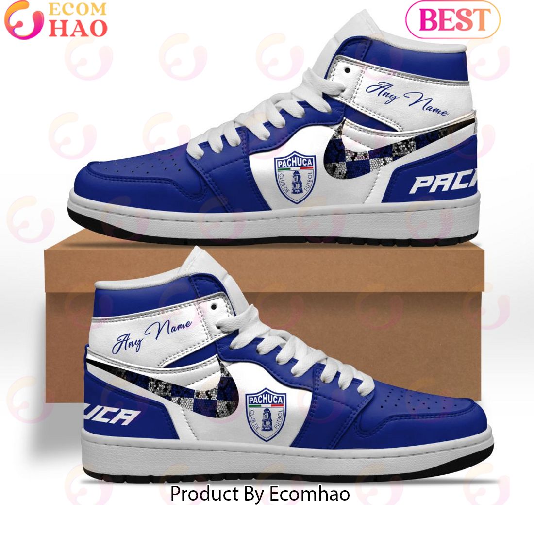 LIGA MX C.F. Pachuca Special Air Jordan 1, Hightop Custom Sneaker