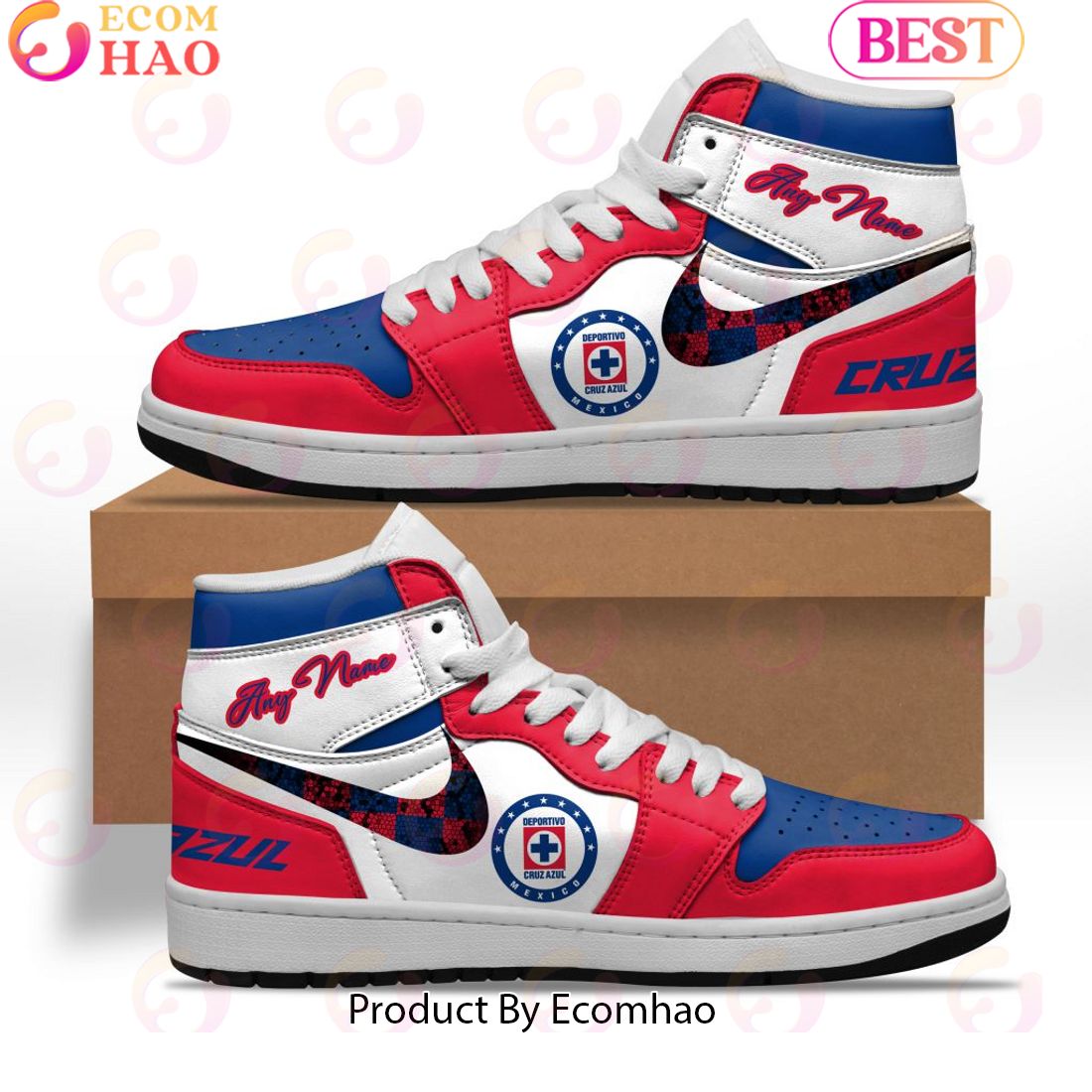 LIGA MX Pumas UNAM Special Air Jordan 1, Hightop Custom Sneaker