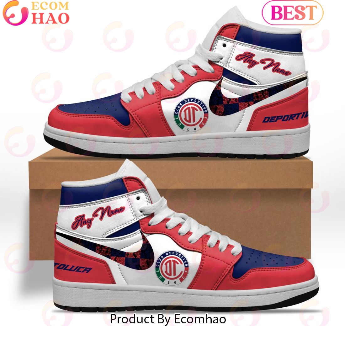 LIGA MX Club Puebla Special Air Jordan 1, Hightop Custom Sneaker