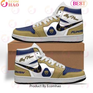 LIGA MX Pumas UNAM Special Air Jordan 1, Hightop Custom Sneaker