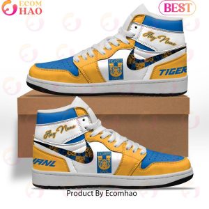 LIGA MX Tigres UANL Special Air Jordan 1, Hightop Custom Sneaker