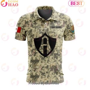 LIGA MX Atlas F.C Special Camo Design Polo Shirt