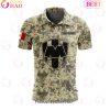 LIGA MX Atletico San Luis Special Camo Design Polo Shirt