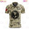 LIGA MX Chivas Guadalajara Special Camo Design Polo Shirt