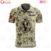 LIGA MX Cruz Azul Special Camo Design Polo Shirt