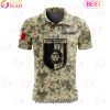 LIGA MX Tigres UANL Special Camo Design Polo Shirt
