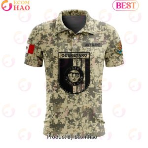 LIGA MX Queretaro F.C Special Camo Design Polo Shirt