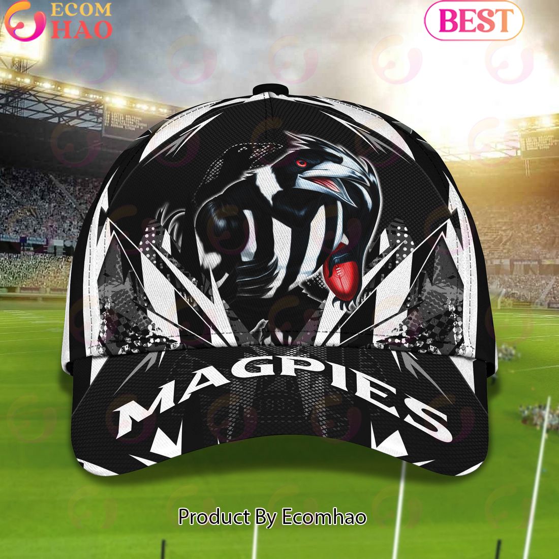 AFL Collingwood Magpies Mascot Cap